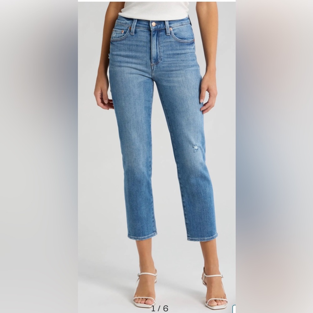 Pistola Monroe High Waist Crop Cigarette Jeans Size 25